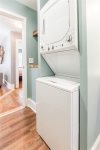 A washer and dryer are in the unit and available for your use